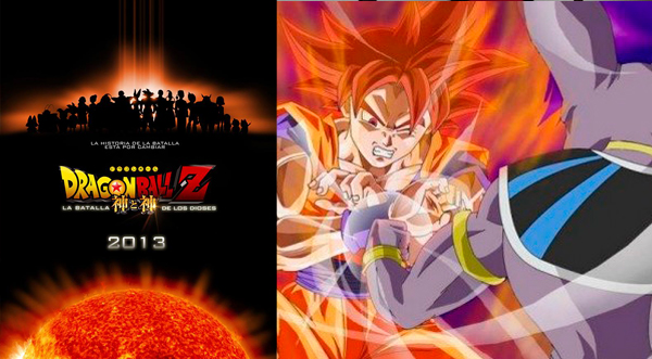 Este es el póster oficial de Dragon Ball Z: La batalla de los dioses |  Entretenimiento | Radio Onda Cero