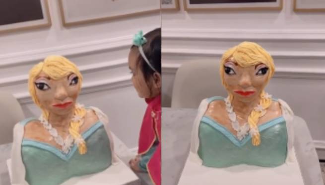 Puede fallar: una nena pidió su torta de Frozen, pero el resultado no fue  el esperado