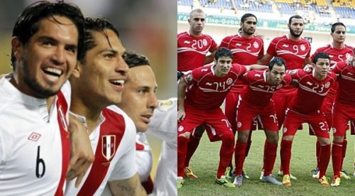 Perú – Túnez se jugará a la 1pm. hora peruana