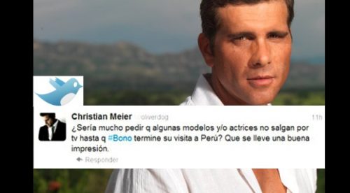 Christian Meier soprendió con publicación en su Twitter