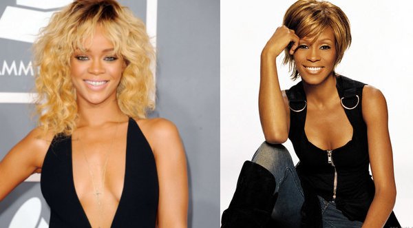 Rihanna podría protagonizar película sobre Whitney Houston