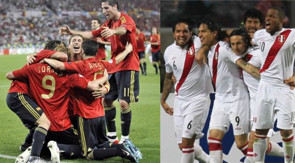 Viene la ‘furia roja’. Perú jugará contra España en 2013