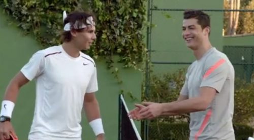 ‘Rafa’ Nadal y Cristiano Ronaldo juntos en comercial
