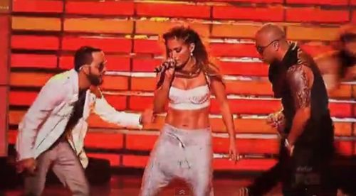 Video: Wisin & Yandel y J.Lo hicieron vibrar el escenario de American Idol