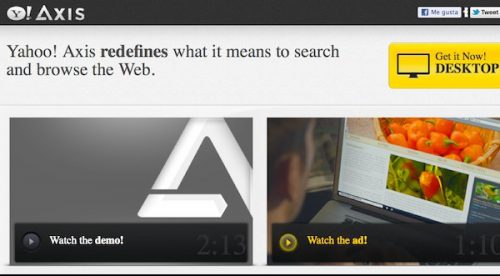 Entérate más de Axis, una de las novedades de Yahoo