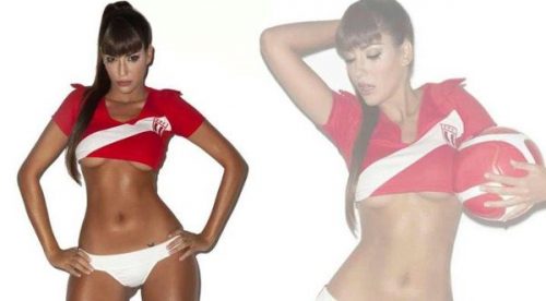 Fotos: Tilsa Lozano, sexy con la blanquirroja