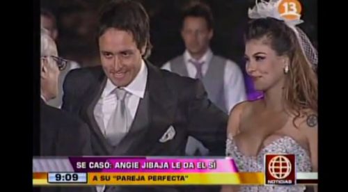 Angie Jibaja se casó con Rodrigo Wainraight