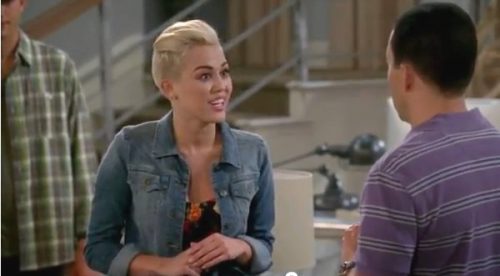 Video: Mira un avance de Miley Cyrus en ‘Two and a half men’