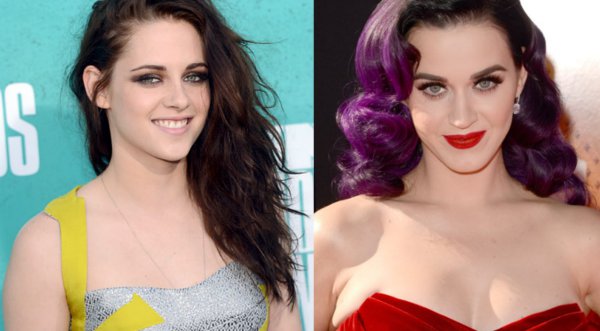 Katy Perry hace las pases con Kristen Stewart