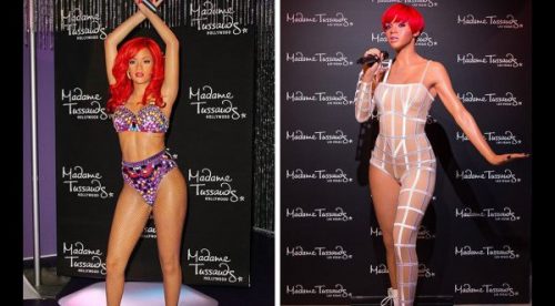 Rihanna sexy en estatuas de cera en el Museo de Madame Tussauds