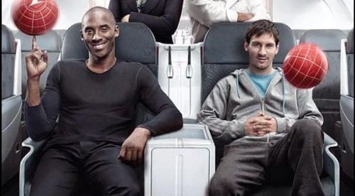 Video: Lionel Messi y Kobe Bryant se pelean por un autógrafo