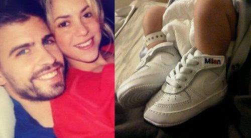 Foto: Shakira y Piqué publicaron la primera foto de su pequeño Milan