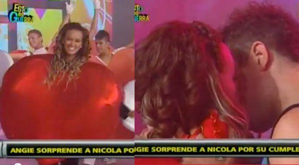 Video: Angie sorprende a Nicola con romántica sorpresa por su cumpleaños