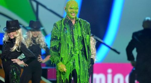 Fotos: Artistas fueron bañados con el famoso ‘moco verde’ en los Kids Choice Awards