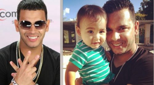 Tito El Bambino feliz con su pequeño Gabriel