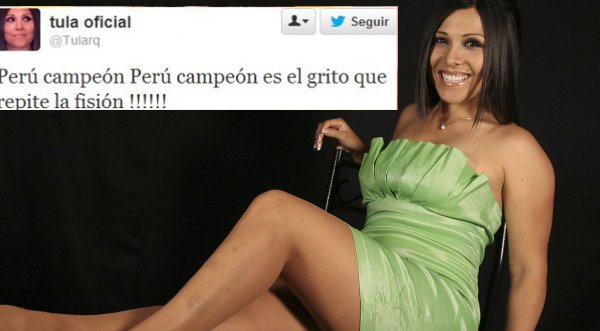 ¡Ups..! Tula Rodríguez confundió la letra de ‘Perú campeón’