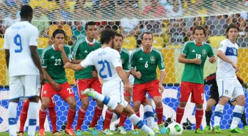 Video: Mira el golazo de Pirlo en la Copa Confederaciones