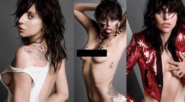 LADY GAGA  LUCE DESINHIBIDA EN SESIÓN DE FOTOS