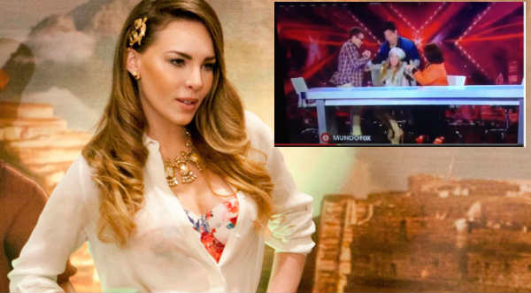 VIDEO: BELINDA SE CAE DE LA SILLA DE ‘THE X FACTOR’