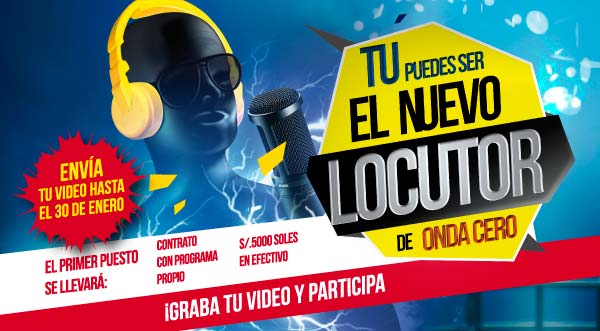 Concurso: Buscamos al Nuevo Locutor de Onda Cero