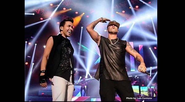 Prince Royce y Wisin se presentaron juntos en tarima