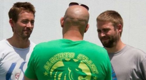 Fotografían a hermanos de Paul Walker junto a Vin Diesel