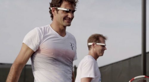 Video: Cheka el tenis de Federer en primera persona gracias a las Google Glass