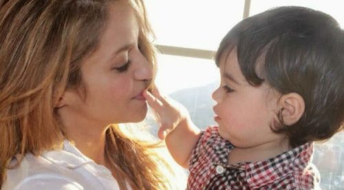 Shakira felicitó a Milan con un tierno video