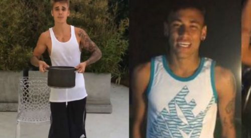 Justin Bieber, Ronaldo, Neymar y JLo se unen a la onda del ‘baldazo helado’