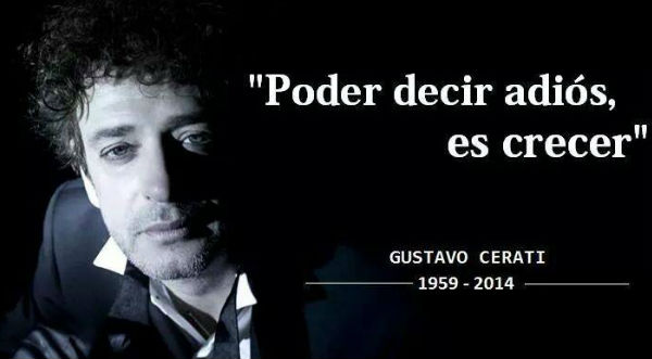 ¡Murió Cerati! Que tengas buen viaje maestro