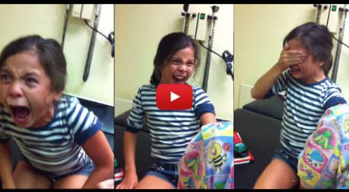 VIRAL: Niña enloquece para no recibir una vacuna en el brazo – VIDEO