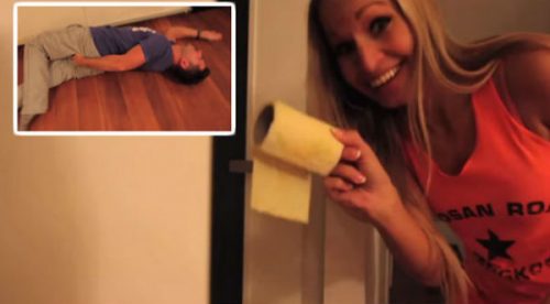Broma Viral: Novia roció ‘gas pimienta’ en el papel higiénico que su novio usaría, como venganza – VIDEO