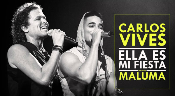 Carlos Vives y Maluma presentan ‘Ella es mi fiesta’- VIDEO