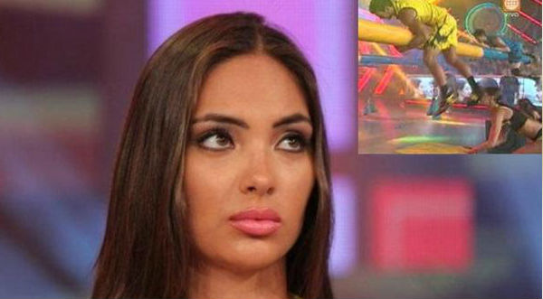 ¡Auch! Natalie Vértiz sufrió terrible patada en la cara- VIDEO