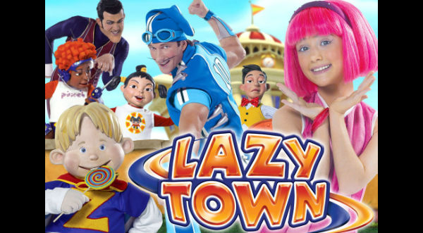 ¡Inédito! Mira cómo se grababan las escenas de Lazy Town – VIDEO