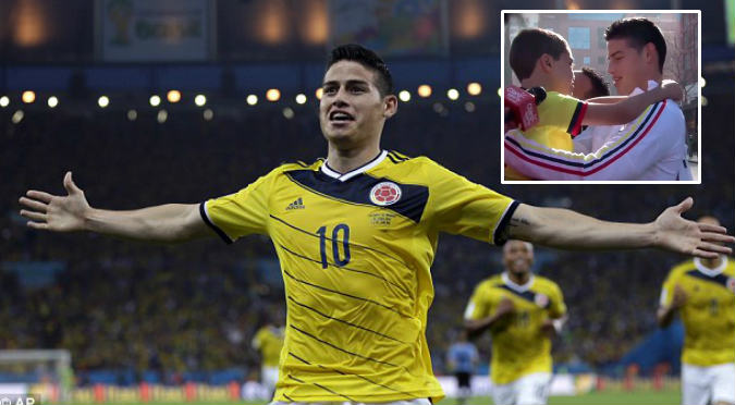 ¡Un tipazo! Checa el noble gesto de James Rodríguez con niño colombiano – VIDEO