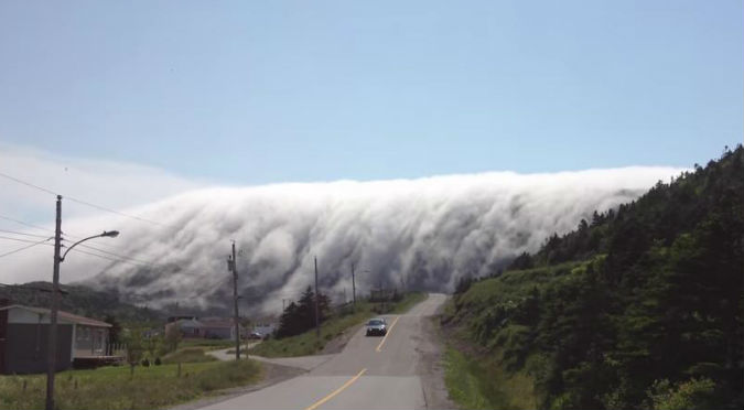 ¡Te va a sorprender! Esta terrorífica niebla parece salida de una película – VIDEO