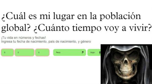 ¡Aterrador! Esta es la web que predice tu muerte