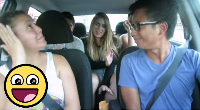 ¡Taxista chévere! Cantó y bailó ‘Uptown Funk’ con todos sus pasajeros – VIDEO