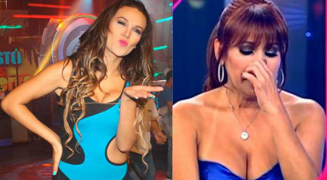 ¡Uyuyuy! Angie Arizaga le dio con ‘palo’ a Magaly Medina