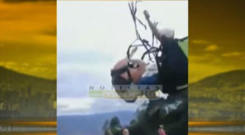 ¿Merecen un castigo? Tiran a un cerdo en parapente y causan indignación total – VIDEO