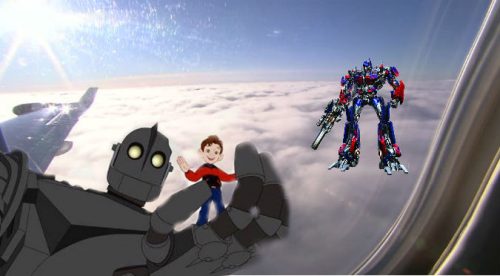 ¿’Transformer’ o ‘Gigante de Hierro’? Fotografían a un ‘robot gigante’ en las nubes