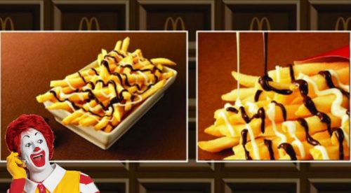 ¡WTF! McDonalds venderá papas fritas con salsa de chocolate – VIDEO