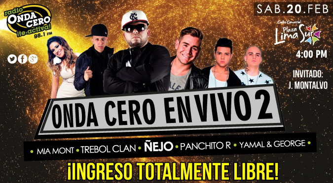 ¡Onda Cero presenta a Ñejo y Trebol Clan en vivo!