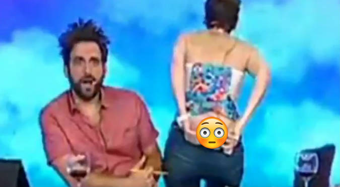 ¡Asuuu! Gigi Mitre enseñó uno de sus encantos en vivo – VIDEO