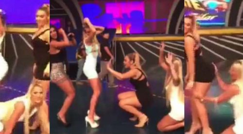 ¡Qué fuerte! Mira los sexys movimientos de las combatientes cuando se apagan las cámaras (VIDEO)