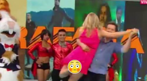 ¡Para ganarle a Jazmín! Rossana Fernández mostró ropa interior en ‘Hola a Todos’ (VIDEO)