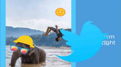 Twitter: Mira cómo agregar stickers a tus fotos