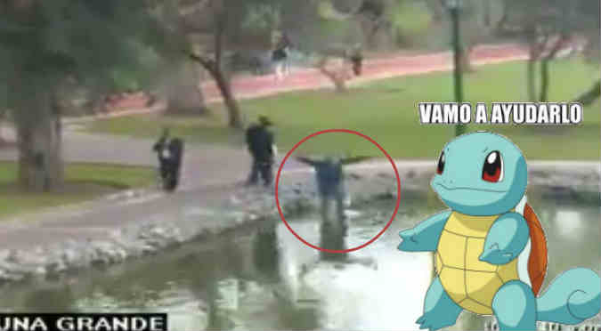 PoKémon Go:  Se distrajo al jugar y esta fue su fatal caída