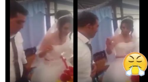 YouTube: Le hace pesada broma en plena boda y reaccionó  de la peor manera